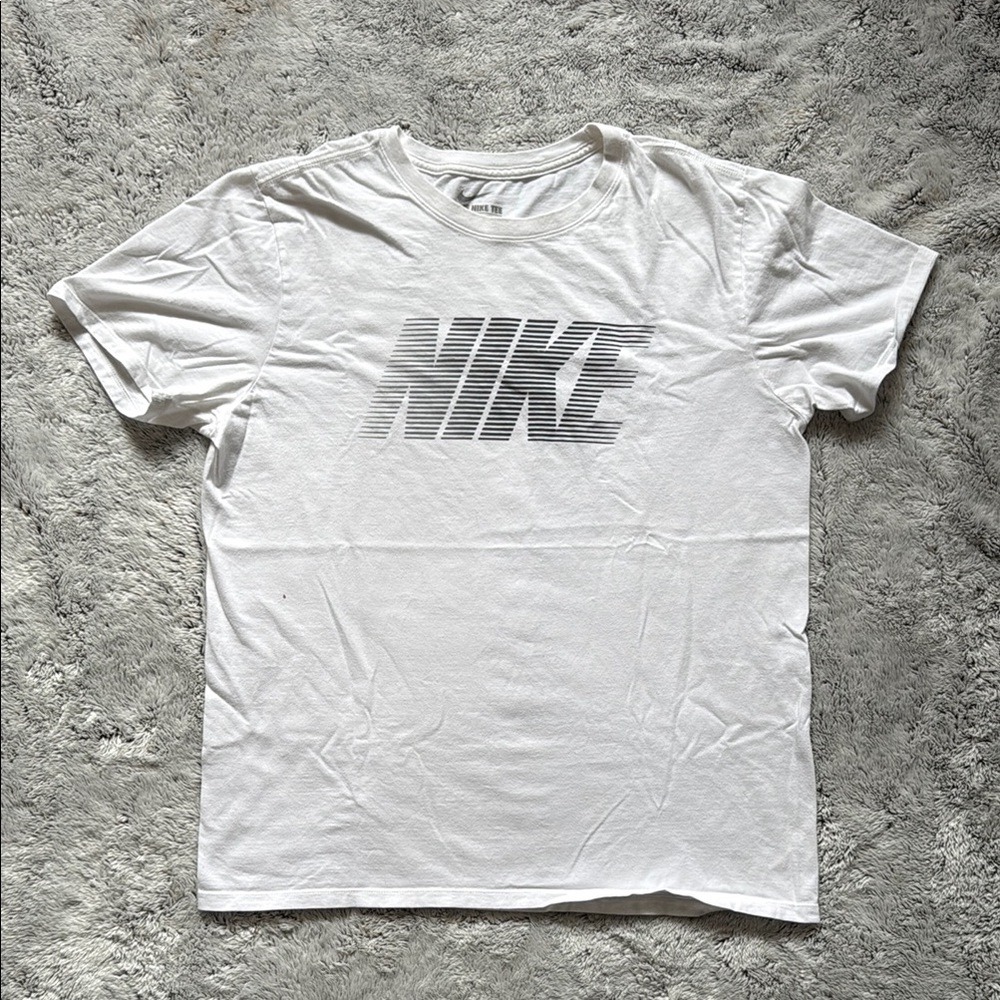 Nike Men's Athletic Cut White T-Shirt!